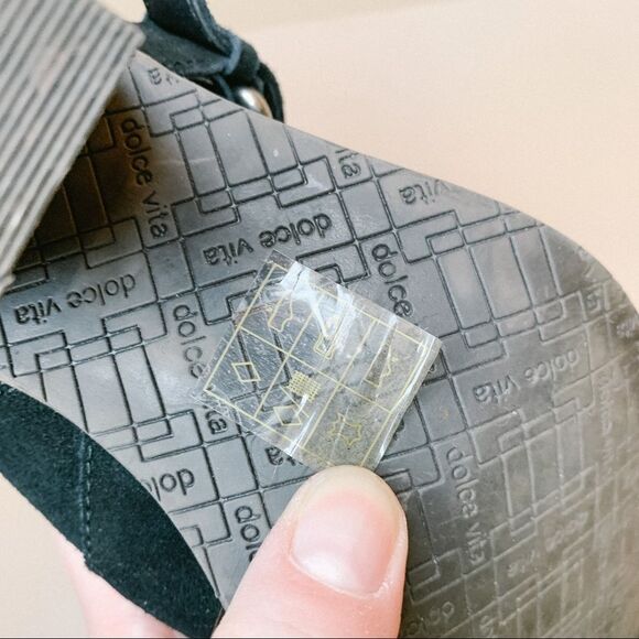 Dolce Vita Connary Black Suede Bootie Size 8 - Picture 10 of 11